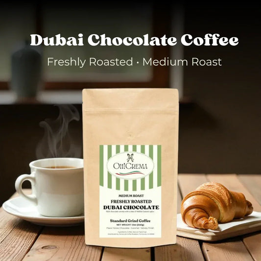 Dubai Chocolate Arabica Coffee – Standard Grind (12 oz)