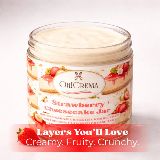 Strawberry Cheesecake Jar (8 oz) – Valentine's Limited Drop