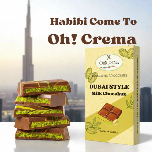 Dubai Style Chocolate Bar – Pistachio Delight 7.6 oz