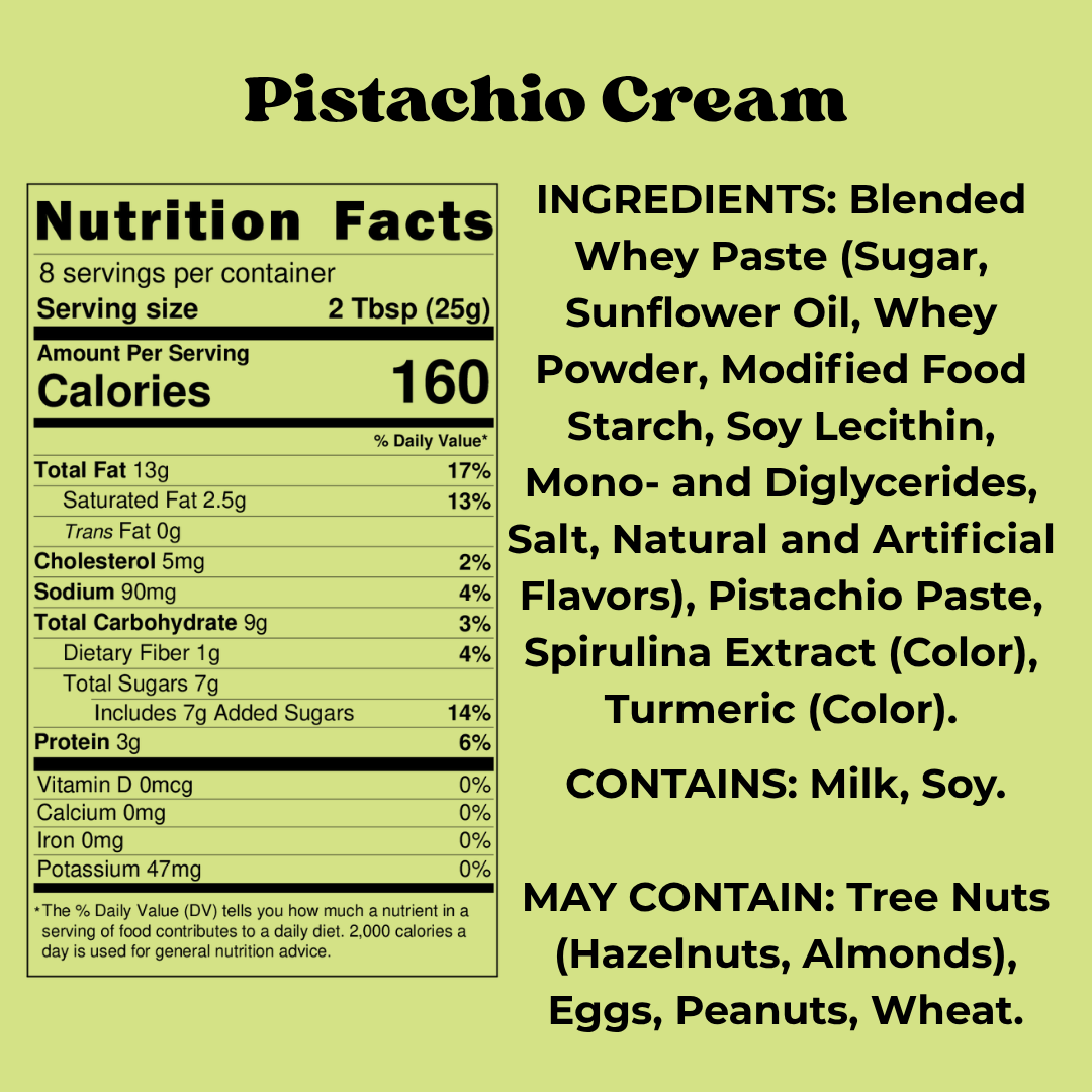 Oh! Crema Pistachio Cream Spread — 100% Italian, Classic & Dubai-Style | 200g Jar