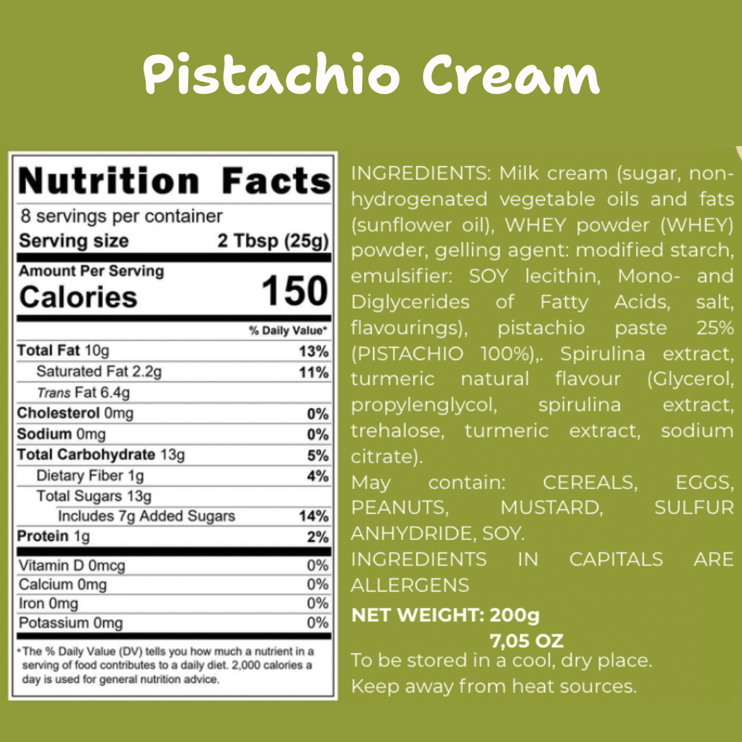 Oh! Crema – Premium Italian Pistachio Cream Spread | 200g Jar
