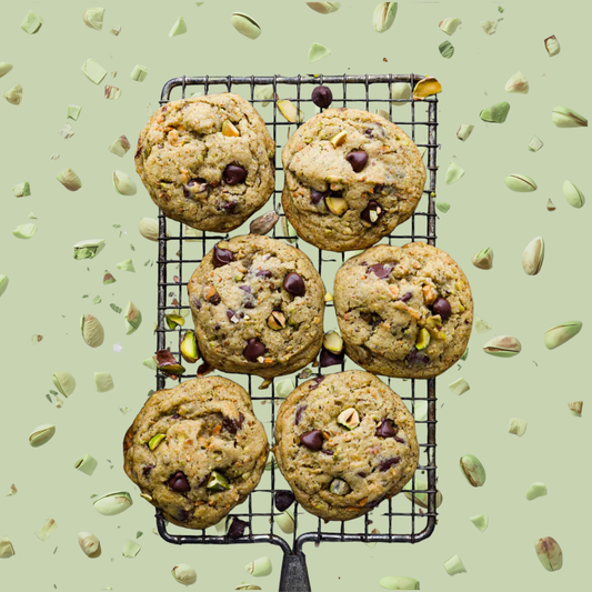 Pistachio Chocolate Chip Cookies – 4 Pack