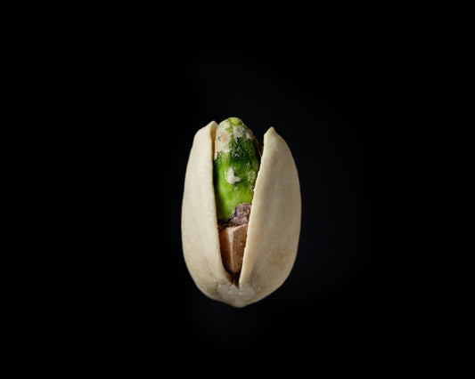 Pistachios food photography for pistachio cream spread article