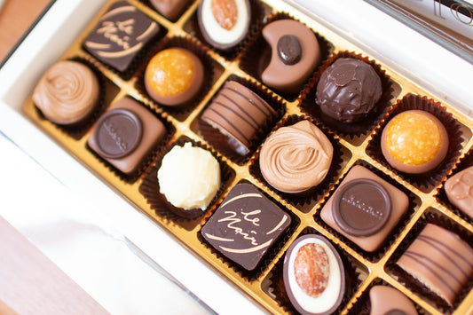 Assorted luxury chocolate gift box — perfect gourmet Father's Day food gift