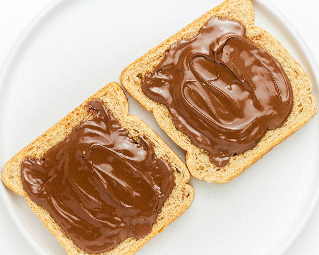 Chocolate hazelnut spread on toasted bread, the best hazelnut spread of 2026