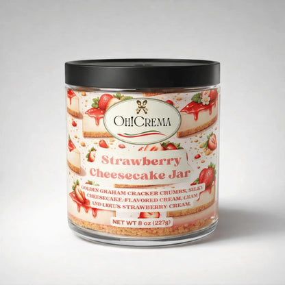 Strawberry Cheesecake Jar (8 oz) – Valentine's Limited Drop