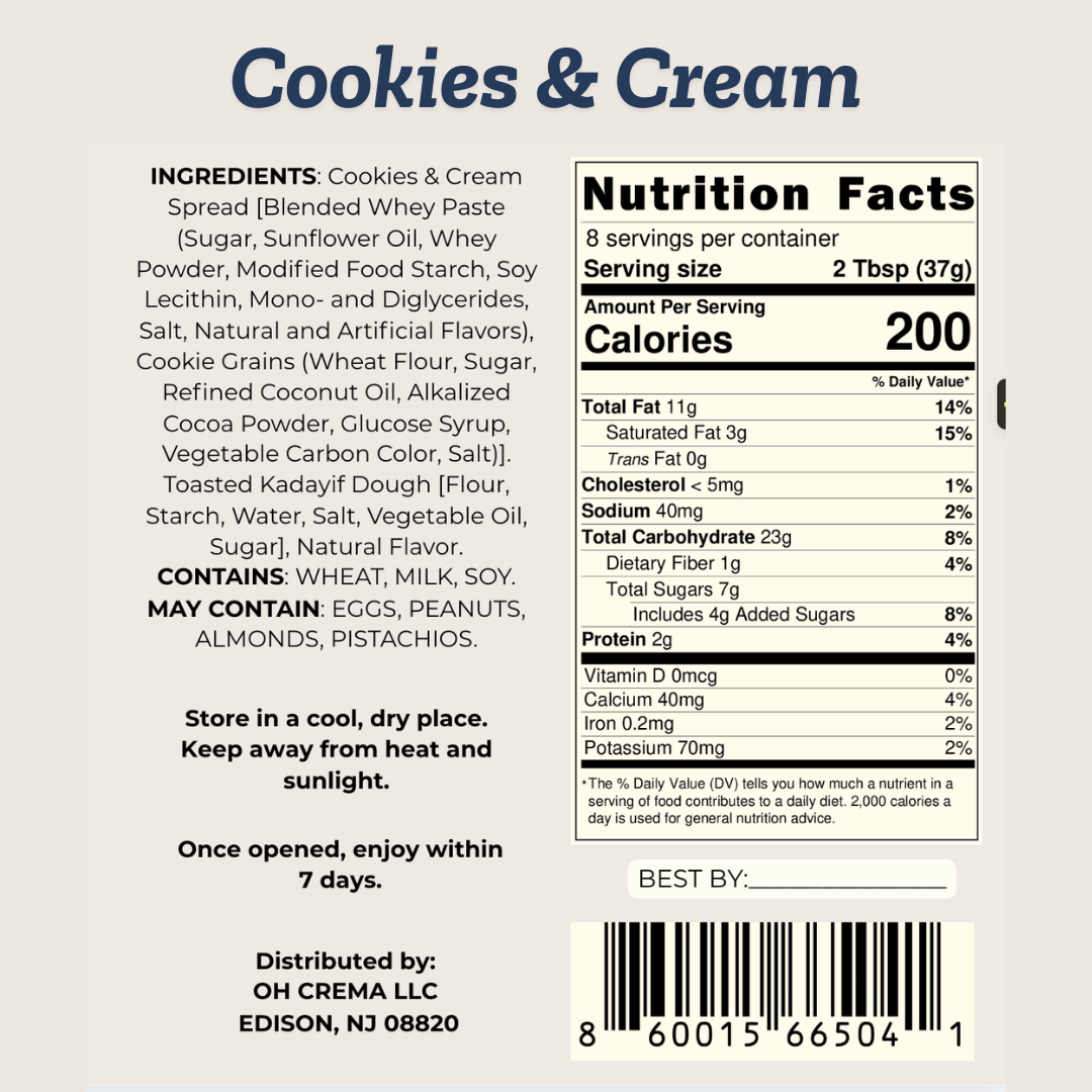Build Your Own Crunch Box — Mix & Match Spoonable Crunch Jars | Kadayif Crunch Spreads 10.4 oz