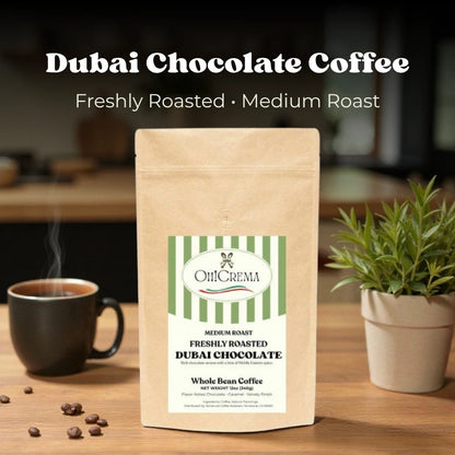 Dubai Chocolate Arabica Coffee – Whole Bean (12 oz)