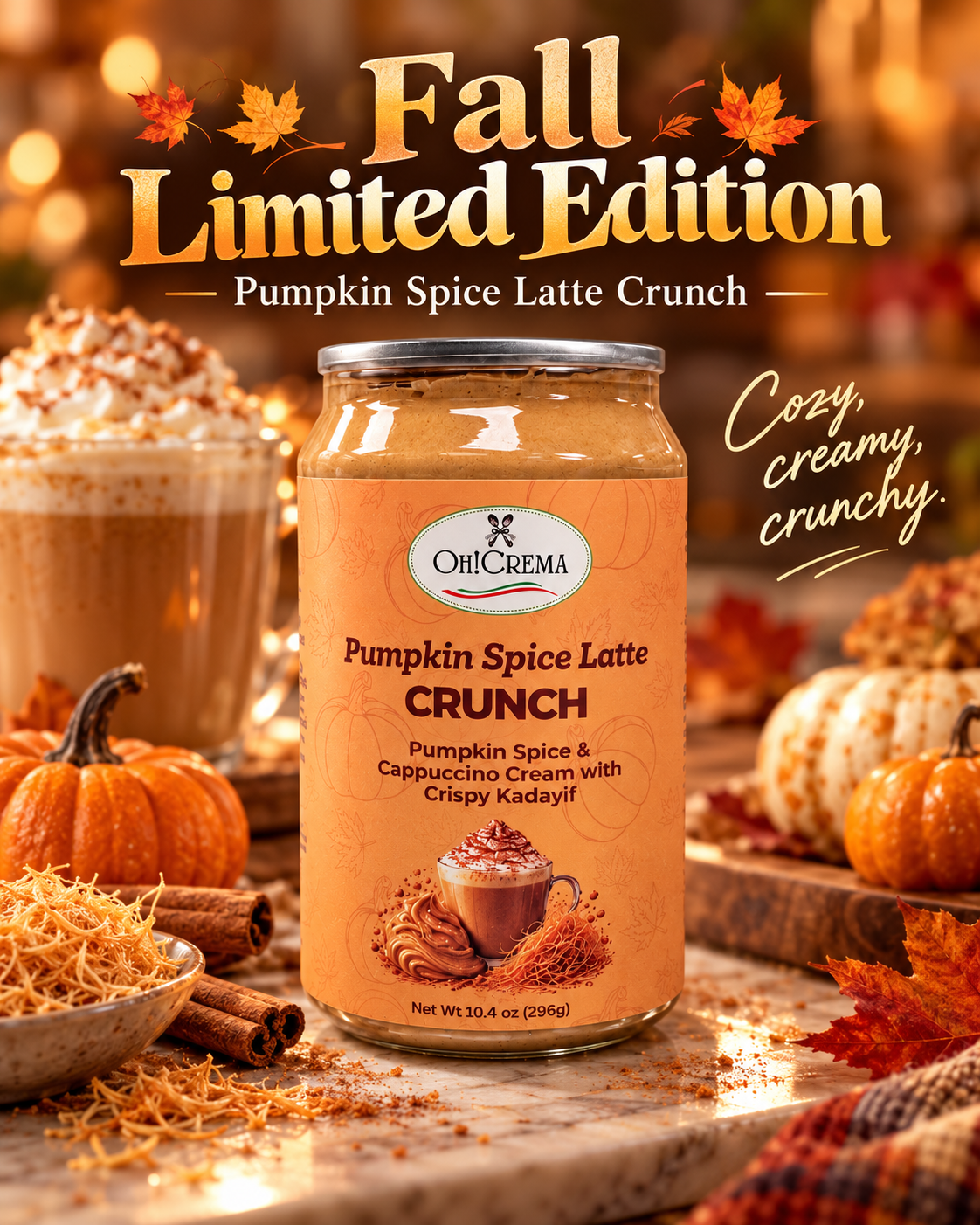 Pumpkin Spice Latte Crunch – Fall Limited Edition