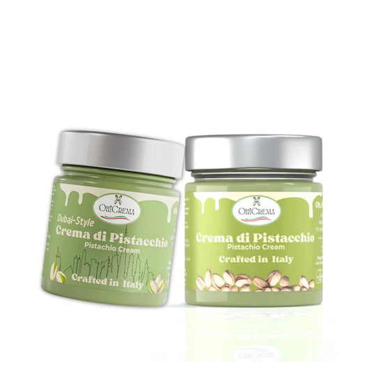 Dubai-Style Pistachio Cream & Premium Italian Pistachio Cream - 2 Packs - 230g each