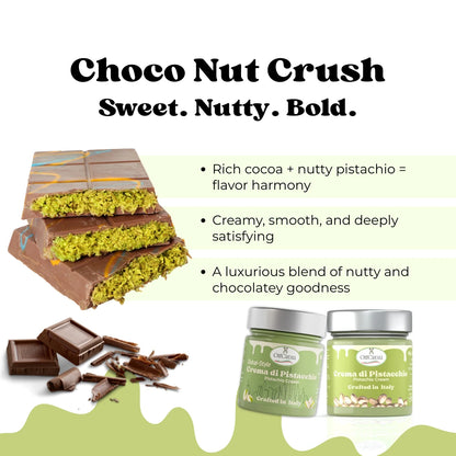 Dubai-Style Pistachio Cream & Premium Italian Pistachio Cream - 2 Packs - 230g each