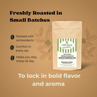 Dubai Chocolate Arabica Coffee – Whole Bean (12 oz)