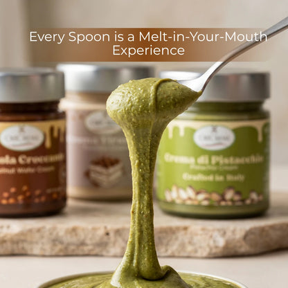 Pistachio Cream, Hazelnut Spread & Tiramisu Dessert Jars | Premium Trio Bundle