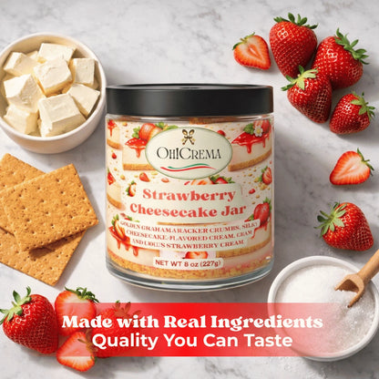 Strawberry Cheesecake Jar (8 oz) – Valentine's Limited Drop