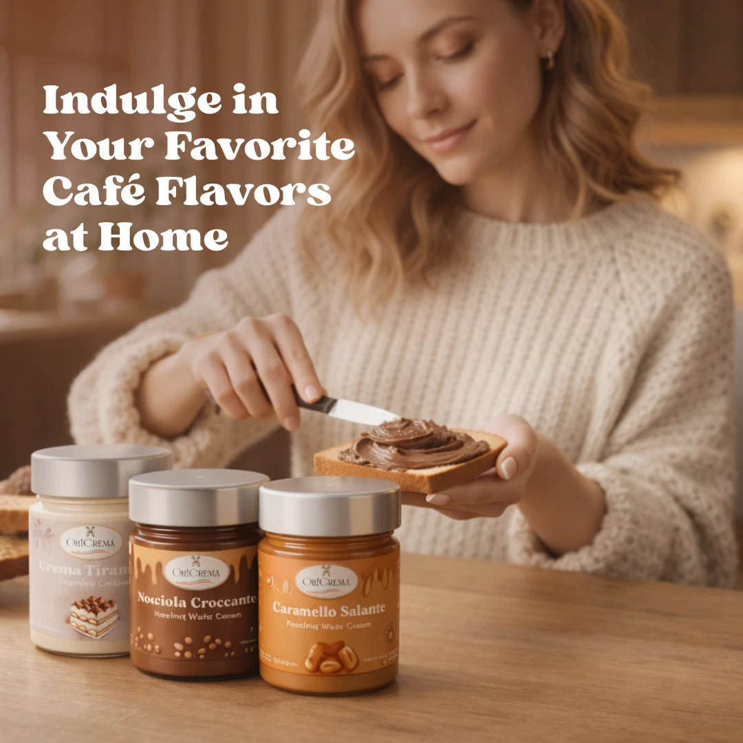Dessert Spread Bundle - Hazelnut Wafer, Tiramisu & Salted Caramel Creams