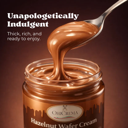 Hazelnut Wafer Cream Spread – Nocciola Croccante 200g | Oh! Crema