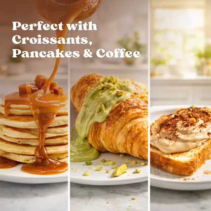 Luxury Spread Collection - Dubai-Style Pistachio, Tiramisu & Salted Caramel