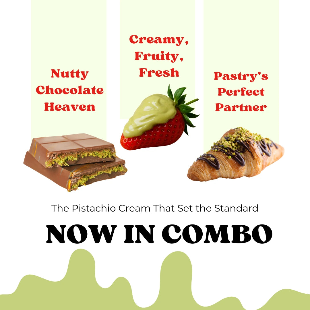 Dubai-Style Pistachio Cream & Premium Italian Pistachio Cream - 2 Packs - 230g each