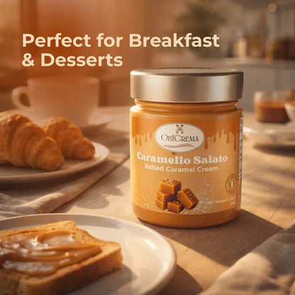 Salted Caramel Cream Spread – Caramello Salato 200g | Oh! Crema