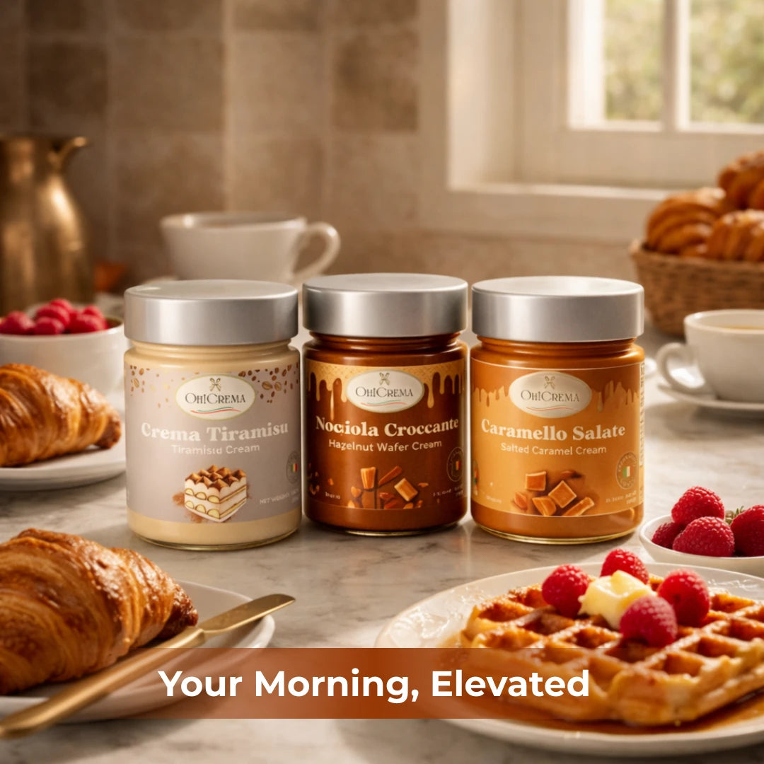 Dessert Spread Bundle - Hazelnut Wafer, Tiramisu & Salted Caramel Creams