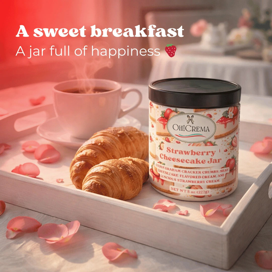 Strawberry Cheesecake Jar (8 oz) – Valentine's Limited Drop
