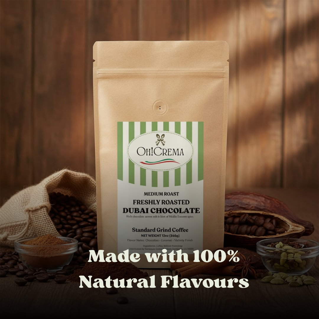 Dubai Chocolate Arabica Coffee – Standard Grind (12 oz)