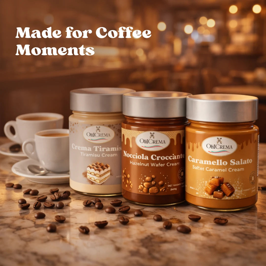 Dessert Spread Bundle - Hazelnut Wafer, Tiramisu & Salted Caramel Creams