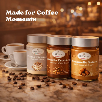 Dessert Spread Bundle - Hazelnut Wafer, Tiramisu & Salted Caramel Creams