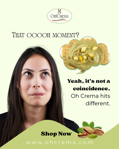 Oh! Crema – Premium Italian Pistachio Cream Spread | 200g Jar