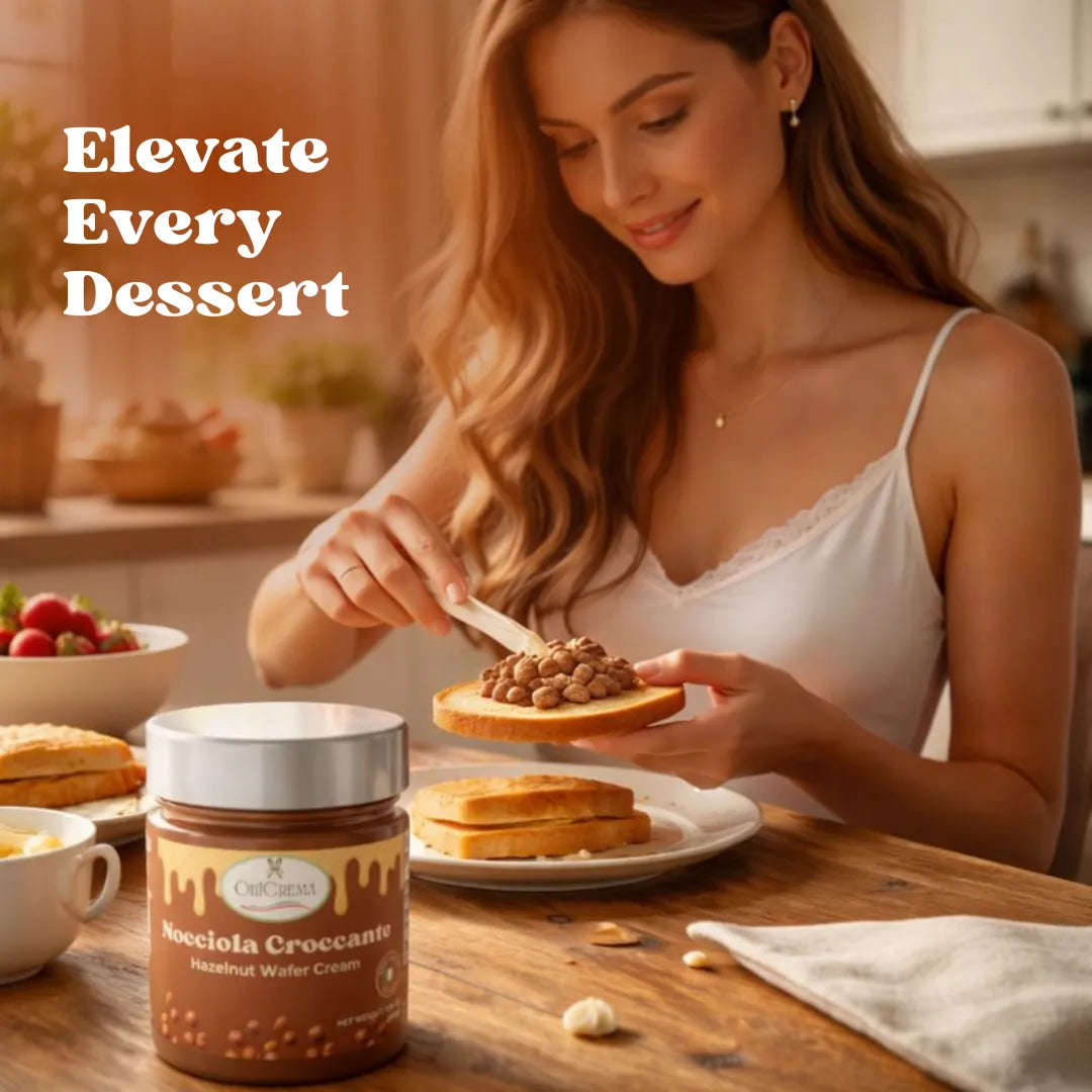 Hazelnut Wafer Cream Spread – Nocciola Croccante 200g | Oh! Crema