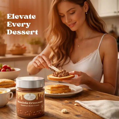 Hazelnut Wafer Cream Spread – Nocciola Croccante 200g | Oh! Crema