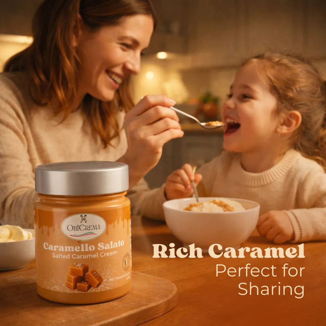 Salted Caramel Cream Spread – Caramello Salato 200g | Oh! Crema