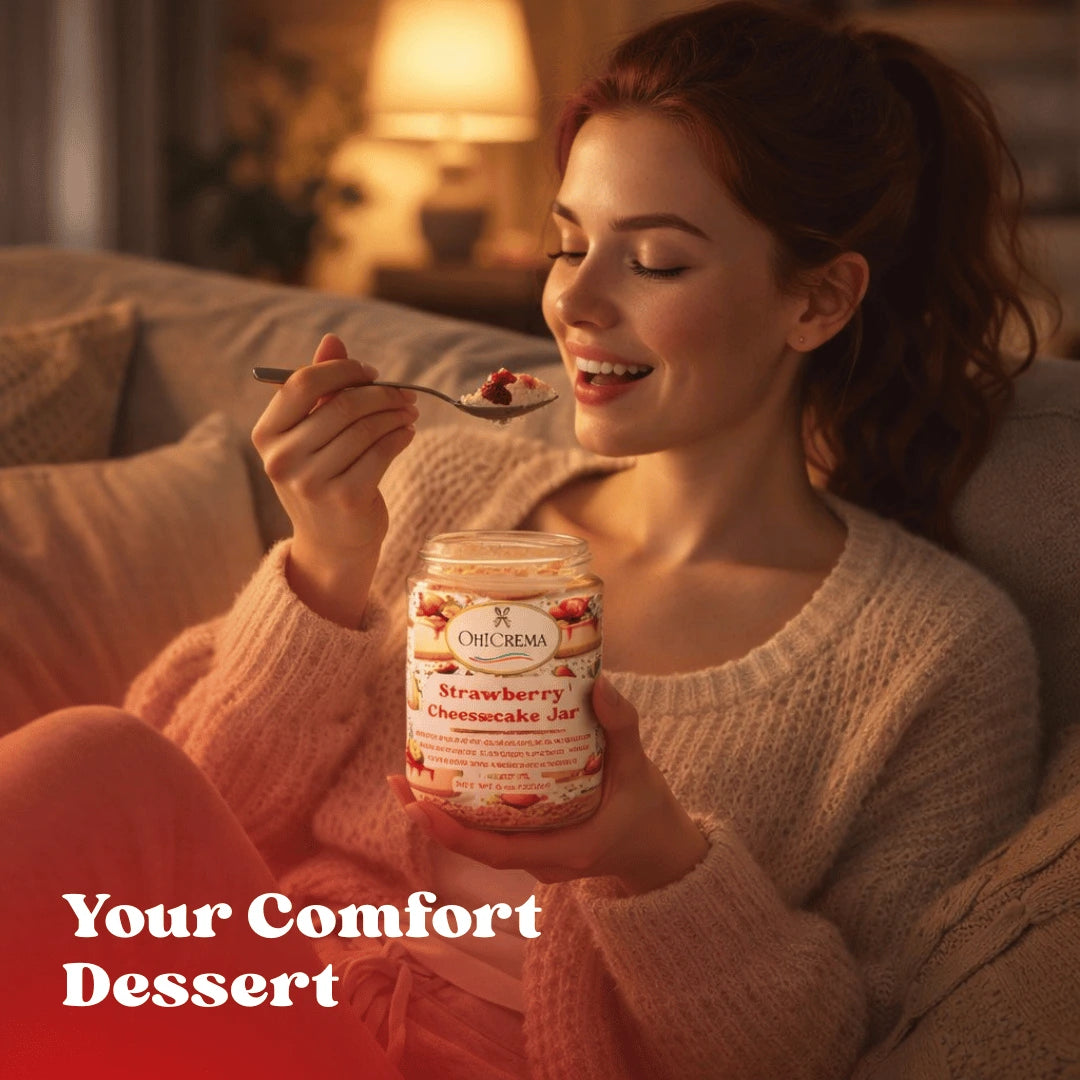 Strawberry Cheesecake Jar (8 oz) – Valentine's Limited Drop