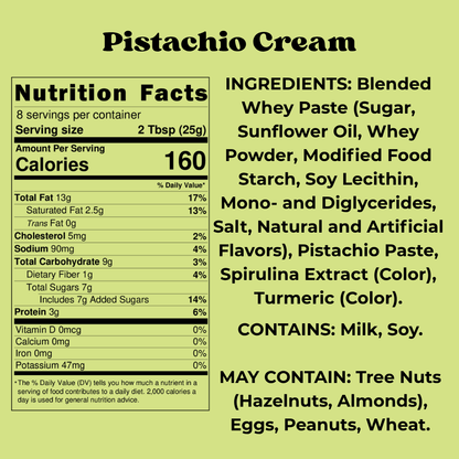 Oh! Crema Pistachio Cream Spread — 100% Italian, Classic & Dubai-Style | 200g Jar