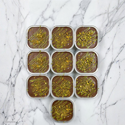 Dubai Pistachio Brownie with Kataifi – 12 oz Tray