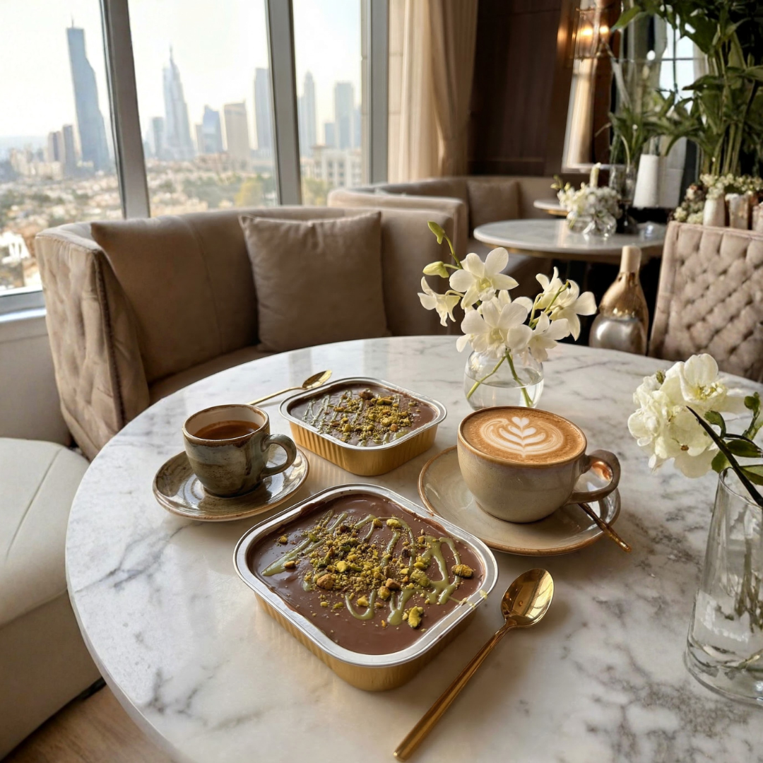 Dubai Pistachio Brownie with Kataifi – 12 oz Tray