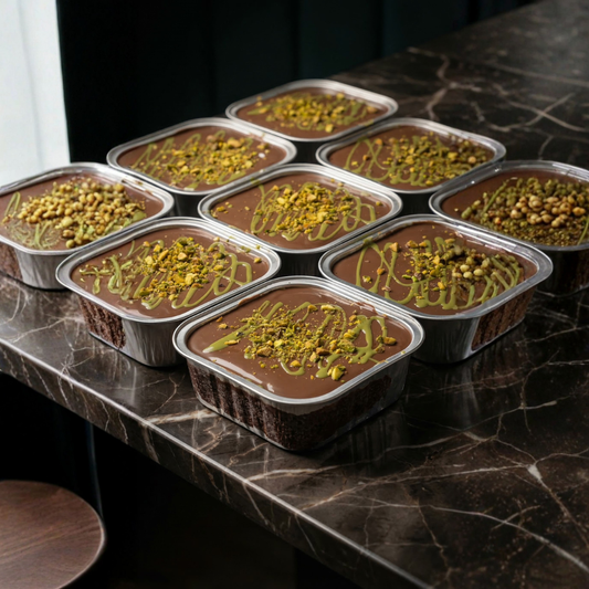 Dubai Pistachio Brownie with Kataifi – 12 oz Tray