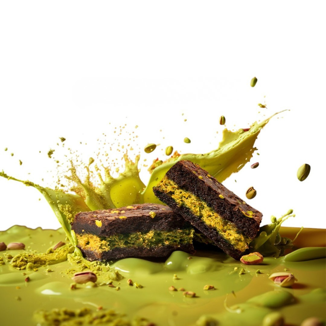 Dubai Pistachio Brownie with Kataifi– 12 oz Tray