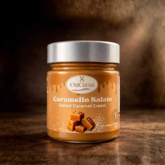Salted Caramel Cream Spread – Caramello Salato 200g | Oh! Crema