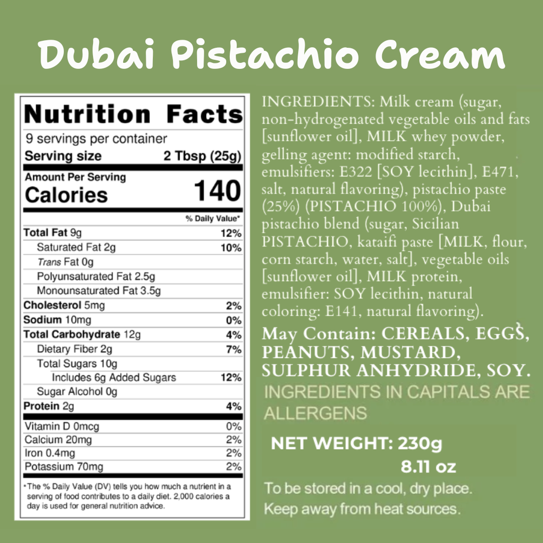 Luxury Spread Collection - Dubai-Style Pistachio, Tiramisu & Salted Caramel