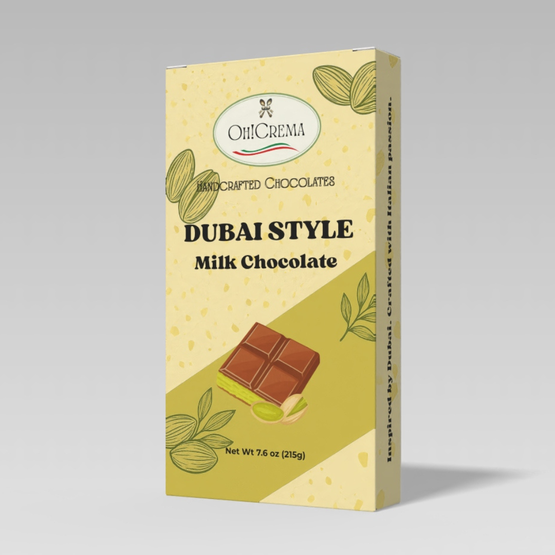 Dubai Style Chocolate Bar – Pistachio Delight 7.6 oz