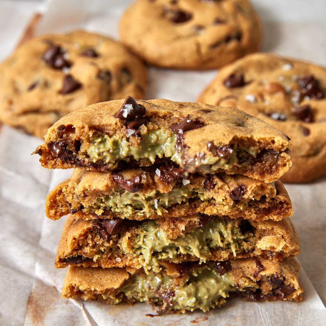 Dubai Chocolate Chip Cookies – Ultra-Rich Premium Cookies (4 Pack)