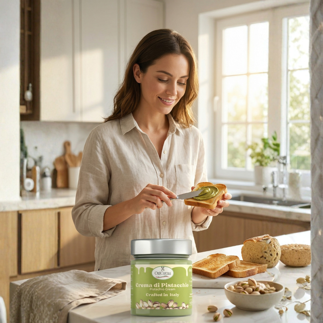 Oh! Crema – Premium Italian Pistachio Cream Spread | 200g Jar