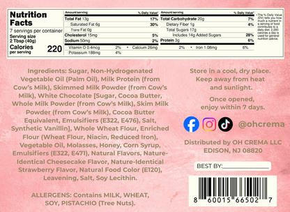 Strawberry Cheesecake in a Jar — Graham, Cheesecake Cream & Strawberry | 10 oz