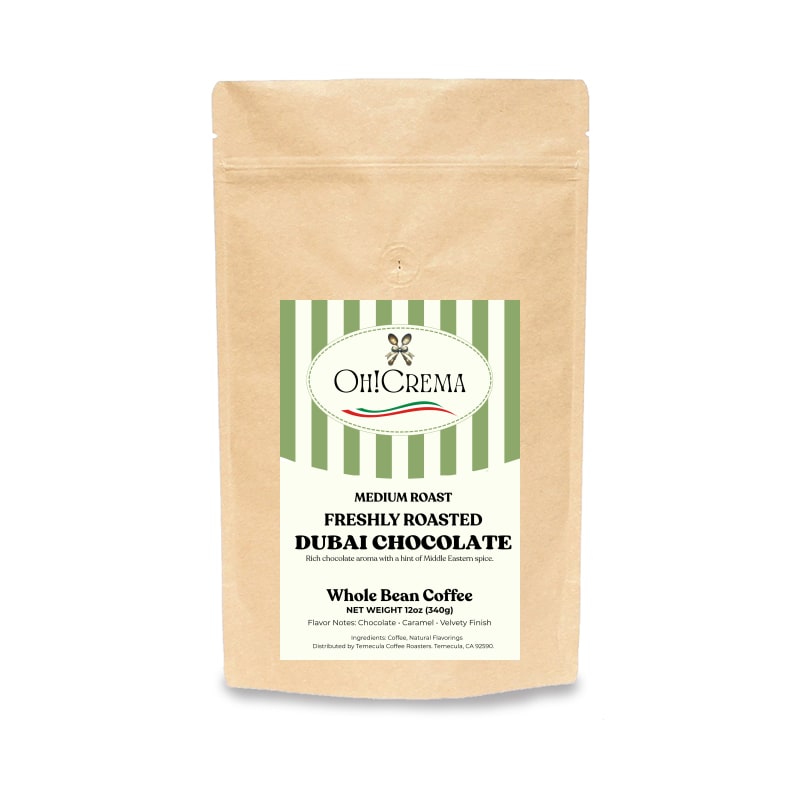 Dubai Chocolate Arabica Coffee – Whole Bean (12 oz)